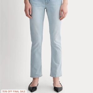 Everlane high waisted straight Jeans